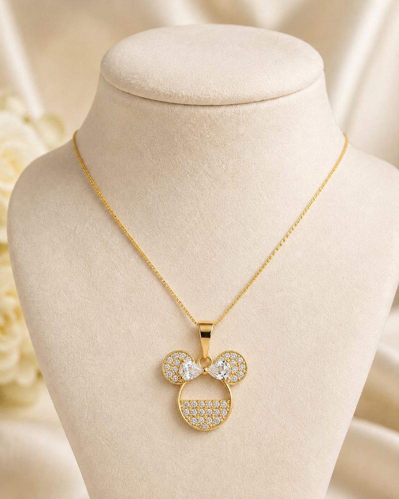 COLAR MINNIE CRAVEJADO